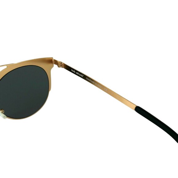 BOB SDRUNK ISOTTA (101/102) BLACK / GOLD 54-17 SUNGLASS FRAMES EYEWEAR - Picture 4 of 6